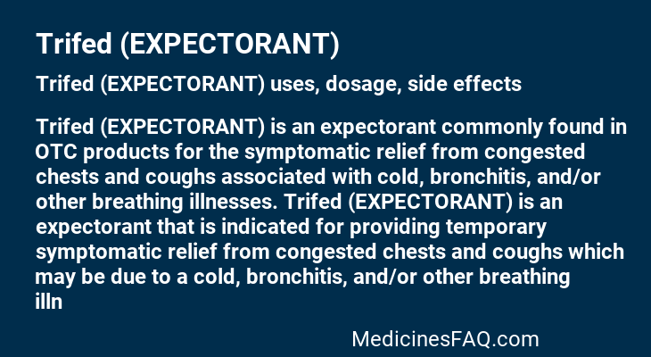 Trifed (EXPECTORANT)