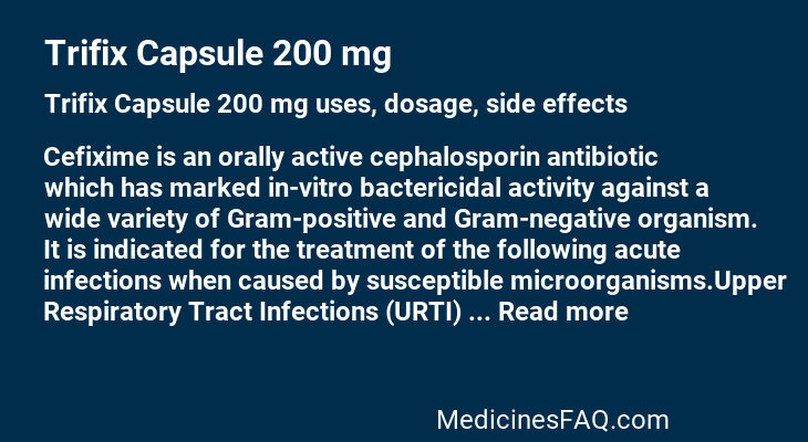 Trifix Capsule 200 mg