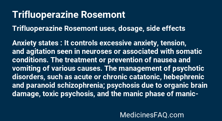 Trifluoperazine Rosemont