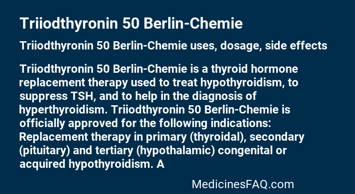 Triiodthyronin 50 Berlin-Chemie