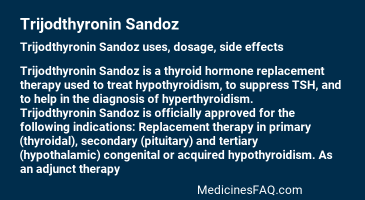 Trijodthyronin Sandoz