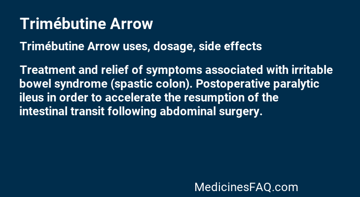 Trimébutine Arrow