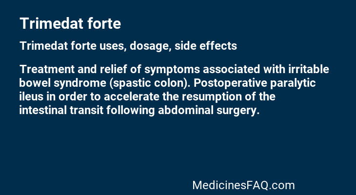 Trimedat forte