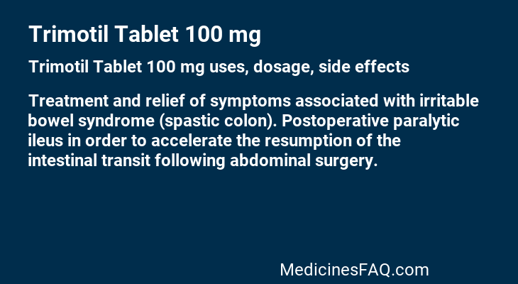 Trimotil Tablet 100 mg