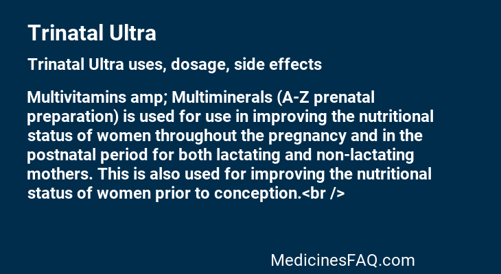 Trinatal Ultra