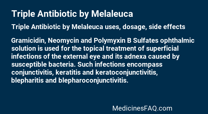 Triple Antibiotic by Melaleuca