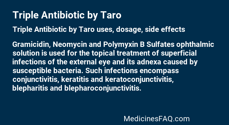 Triple Antibiotic by Taro