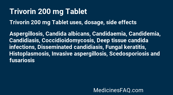 Trivorin 200 mg Tablet