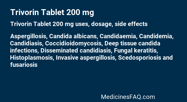 Trivorin Tablet 200 mg