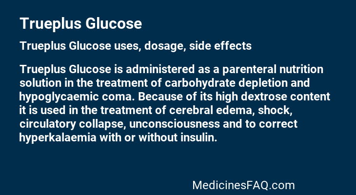Trueplus Glucose