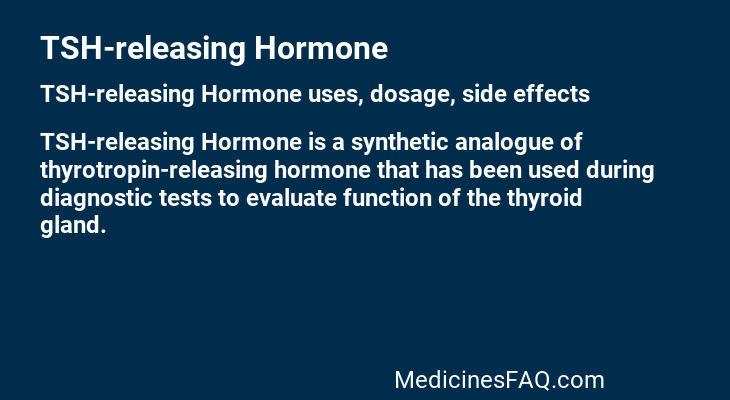 TSH-releasing Hormone