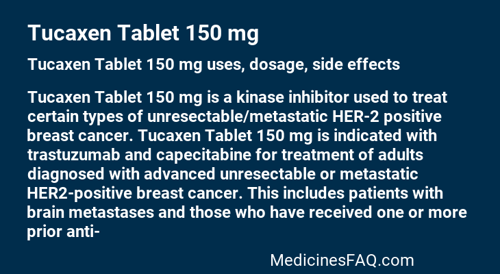Tucaxen Tablet 150 mg