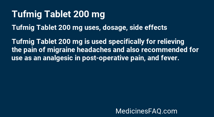 Tufmig Tablet 200 mg