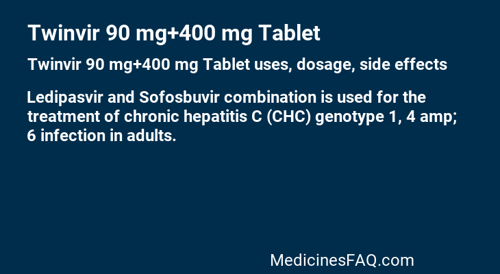 Twinvir 90 mg+400 mg Tablet