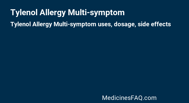 Tylenol Allergy Multi-symptom