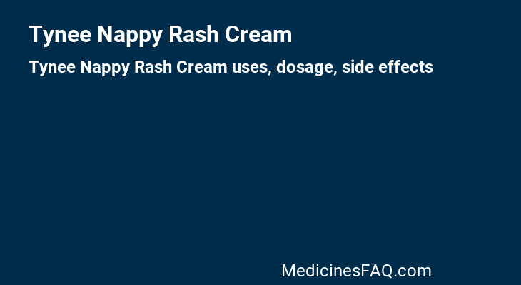 Tynee Nappy Rash Cream