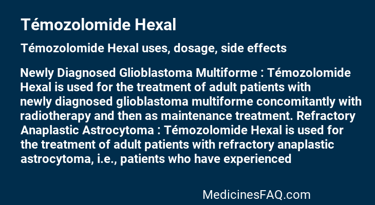 Témozolomide Hexal
