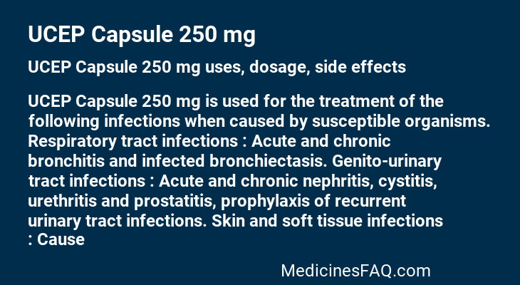 UCEP Capsule 250 mg