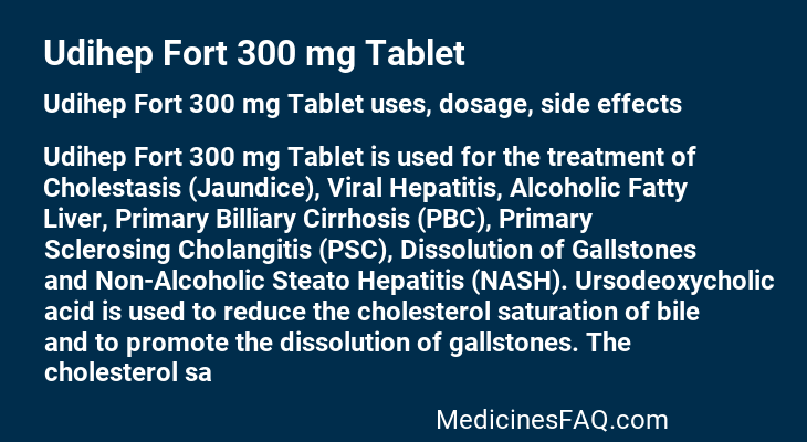 Udihep Fort 300 mg Tablet