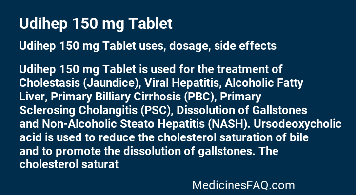 Udihep 150 mg Tablet