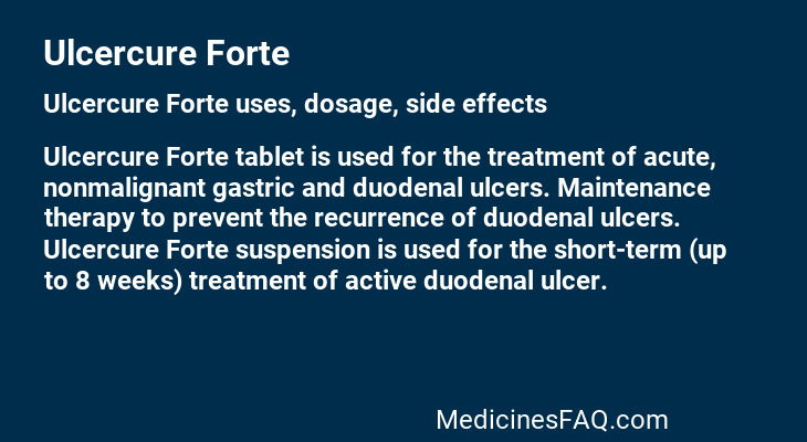 Ulcercure Forte