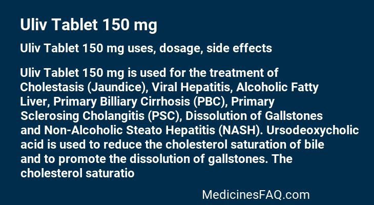 Uliv Tablet 150 mg