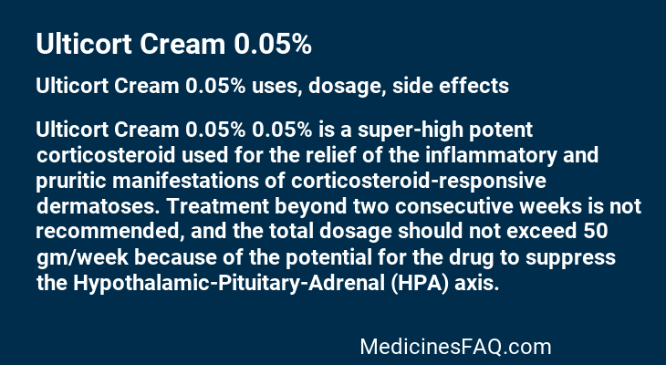Ulticort Cream 0.05%