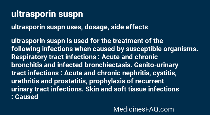 ultrasporin suspn