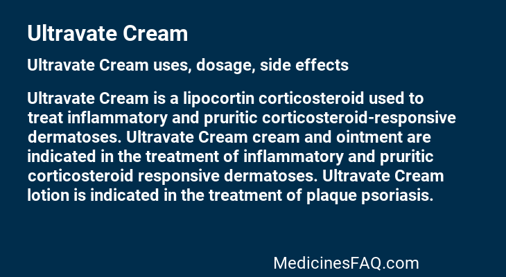 Ultravate Cream