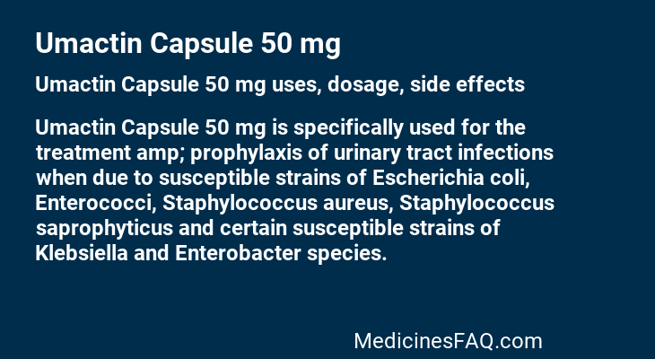 Umactin Capsule 50 mg