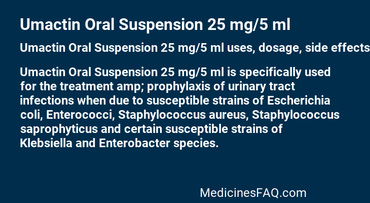 Umactin Oral Suspension 25 mg/5 ml