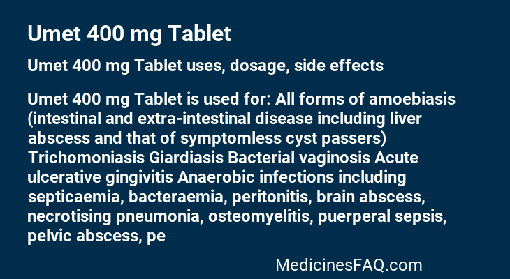 Umet 400 mg Tablet