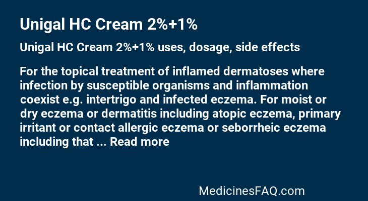 Unigal HC Cream 2%+1%
