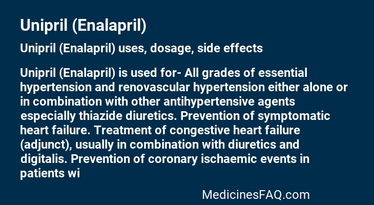 Unipril (Enalapril)