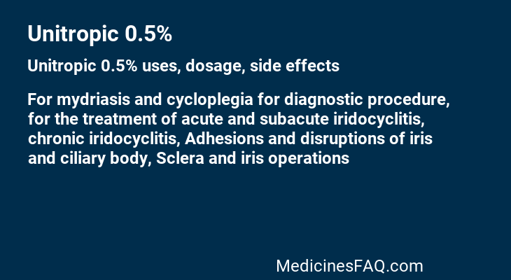 Unitropic 0.5%