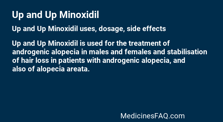 Up and Up Minoxidil