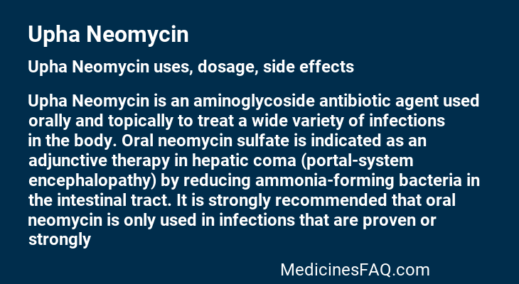 Upha Neomycin