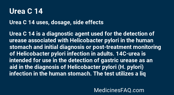 Urea C 14