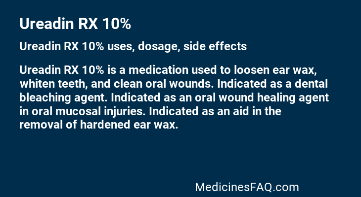 Ureadin RX 10%