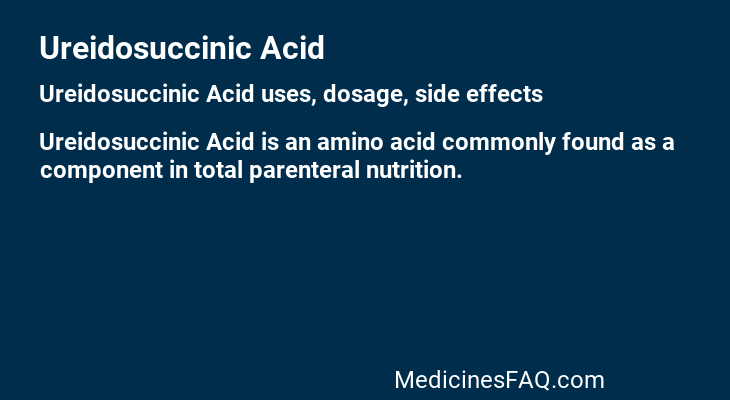 Ureidosuccinic Acid