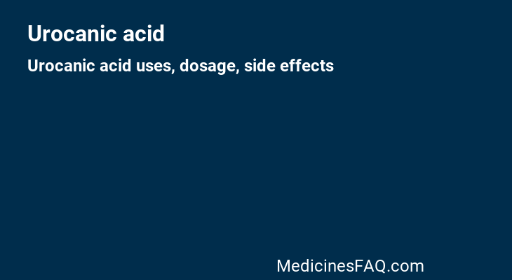 Urocanic acid