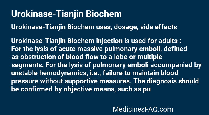 Urokinase-Tianjin Biochem