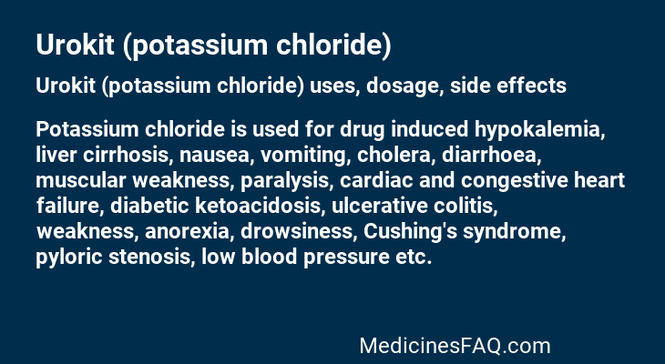 Urokit (potassium chloride)