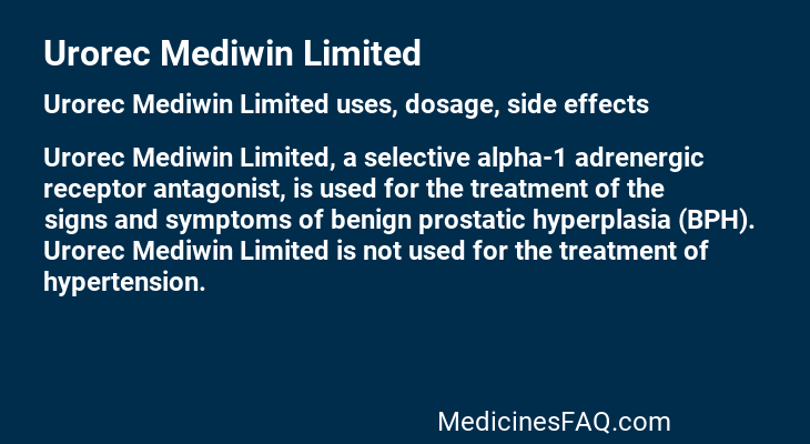 Urorec Mediwin Limited