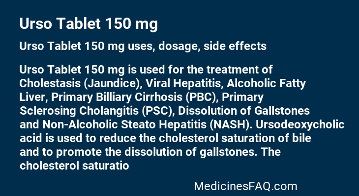 Urso Tablet 150 mg