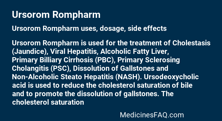 Ursorom Rompharm