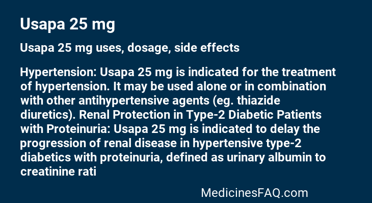 Usapa 25 mg