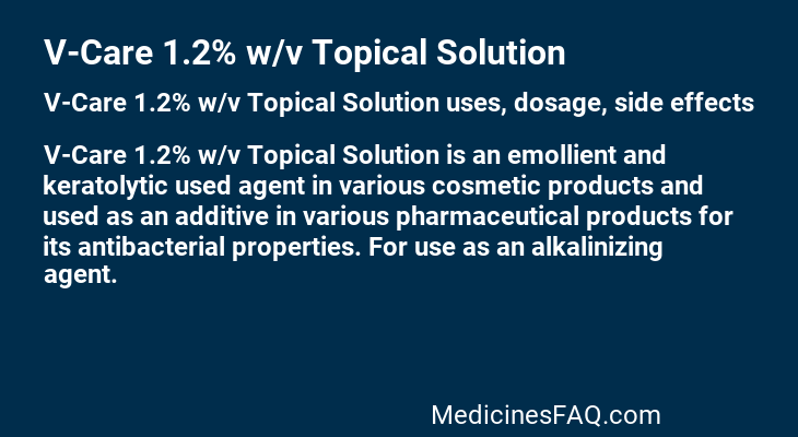 V-Care 1.2% w/v Topical Solution