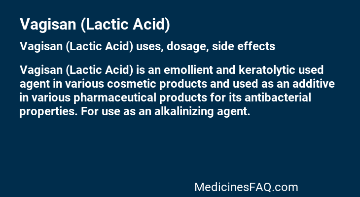 Vagisan (Lactic Acid)