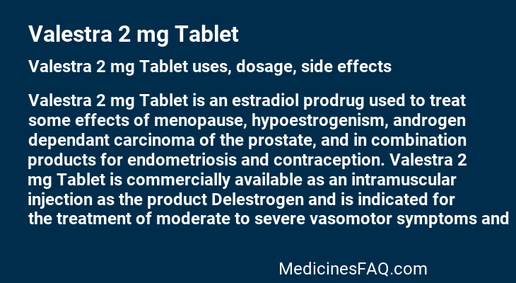 Valestra 2 mg Tablet